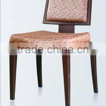 square flex back restaurant chairs with hook in aluminum for hotels restaurant QL-B313