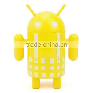 Supply creative fashion Android robot colorful light / small Night light --yellow