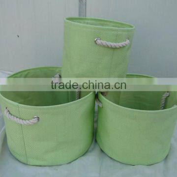 Recycled Set Paper Storage Basket photo-3