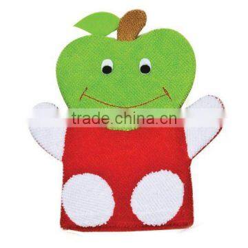 cute baby fruit bath glove/bath toy