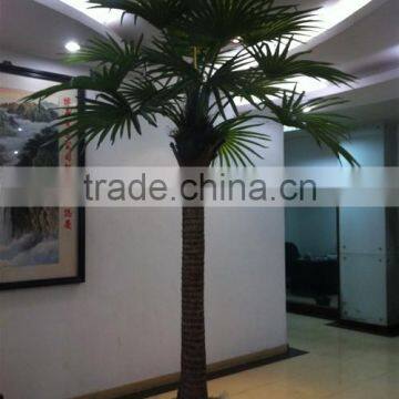 Home garden edging decorative 5ft to 16ft Height outdoor artificial green plastic palm trees EDS06 0804