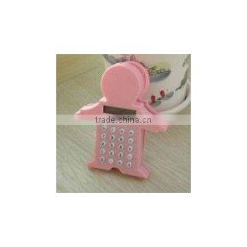 Plastic body shape calculator with clip