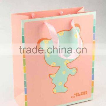 Shopping Paper Bag With Animal Pattern/Foldable Printed Gift Bag photo-5