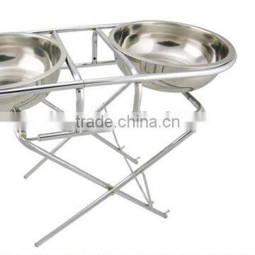 Adjustable Pet Feeder,dog Bowl /dog Food Rackwith Stainless Bowl / Food Stand/ Ironl Rack photo-2