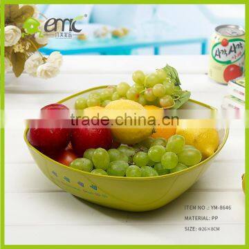 Big Squar Double Color Market New Design Plastic Salad Bowls Dinner Bowl photo-4