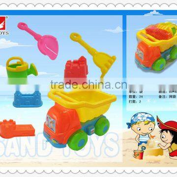 wholesale plastic beach toys 7pcs set/ good quality summer sand toys