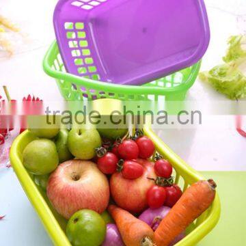 Useful Medium Size Plastic Storage Basket/plastic Large Hollow Out Washing Basket photo-2
