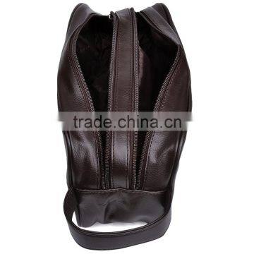 Dopp Kit Toiletry Bag Portable Travel Organizer With Three-layered Storage Sections Handle Strap photo-5