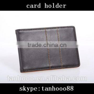 hot selling leather/pu/pvc id card holder ,portable passport card holder , small leather card holder