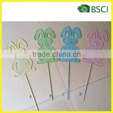 Hot selling rabbit metal decking sheet garden stick for garden decor
