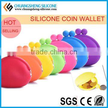 CANDY COLOR COLORFUL CUTE SILICONE COIN BAG/COIN POCKET WITH A LOVELY SHAPE HREAT SHAPE