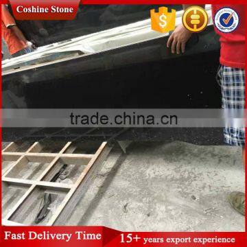 Grade A & High Polished Absolute Mongolia Black Granite Price photo-3