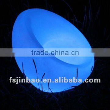 Poly Ethylene material outdoor LED sofa outdoor furniture