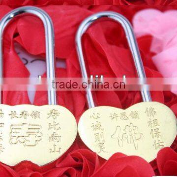 Heart shape zinc alloy padlock