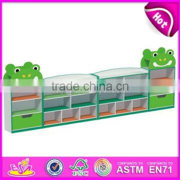 Customized Kindergarten Storage Furniture Wooden Children Toy Shelves W08C199 photo-3