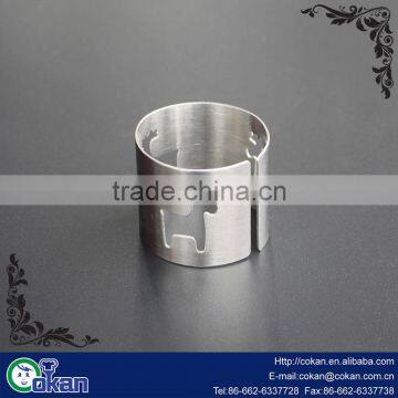 CK-KT699 New Design Fda and Lfgb Stainless Steel Napkin Ring/napkin Rings for Weddings/towel Ring photo-2