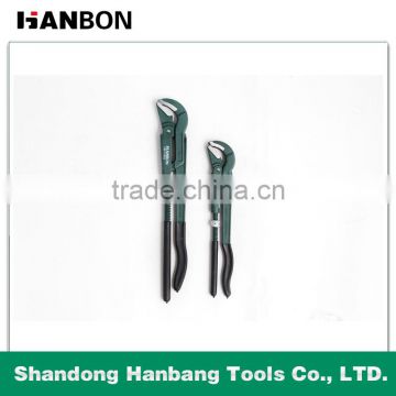 HANBON Heavy-Duty Bent Nose Pipe Wrench