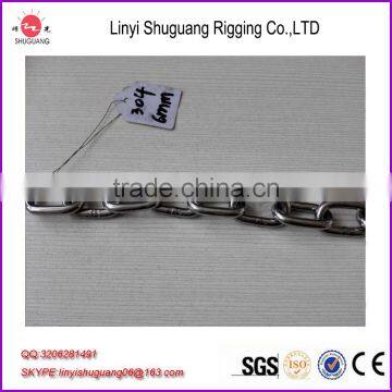 SS304 SS316 SS316L Stainless Steel Link Chain