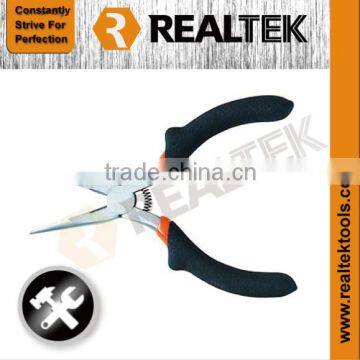 Nickel-planted Mini Long Nose Pliers With Raised Shoulder