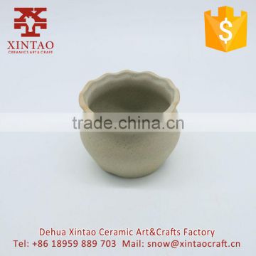 Wholesale Bowl Shape Flower Pot Ceramic Pot For Home Decor Office Succulents