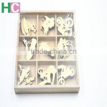 2016 Art Craft New Design Christmas Present Wooden Stamps Snow Wood Toy Piece photo-2