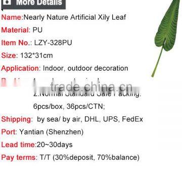 Artificial Xily Leaves Foliage for Green Plants Wall Decoration photo-5