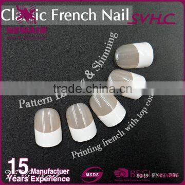 Newair Artificial Fingernails French Full Cover Nail Tips photo-3