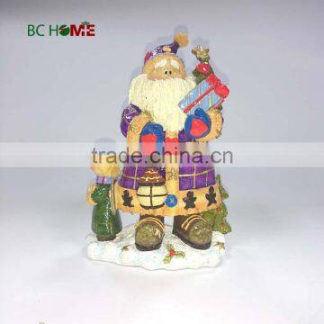 2015 new Customized Christmas decoration resin Christmas man statue