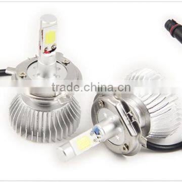 H4 6000K 24W 9003 HB2 Motorcycle Motorbike COB LED Headlamp Bulb Kit For Harley Bike Cruiser Bobber Chopper