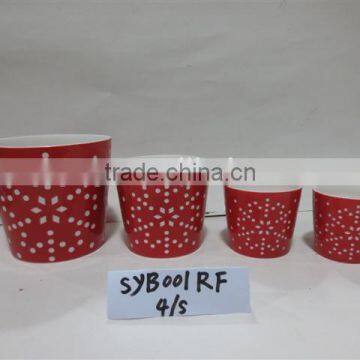 festive ceramic flower pot painting designs