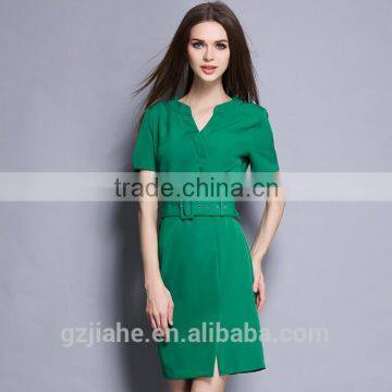 2016 Nowest o Neck Formal Business Party Evening Women Work Wear Office Dresses for Women Wear Office photo-3