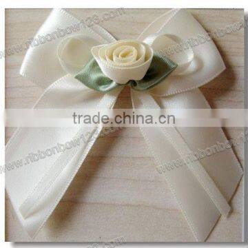 2014 latest design ribbon bow for wedding dress