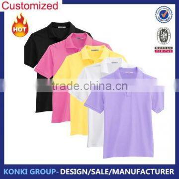 Custom Design unisex promotional polo shirt no patterns