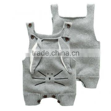 Rompers Product Type and Sleeveless Sleeve Style Baby Romper Knitting Patterns photo-2