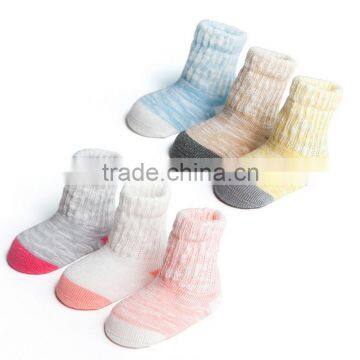 Cheap socks for toddlers cotton antislip socks for 0-3 years baby