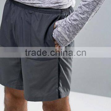High Quality New Design Custom Drawstring Waistband 100% Polyester Gym Wear Men's Breathable Fashion Sport Running Shorts photo-3