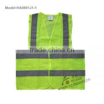 High visibility reflective safety vest for security protection