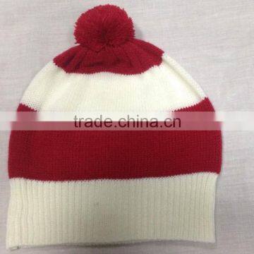 High Quality Plain Knitted Hats Custom Cheap Beanie Caps Winter Hats for girls (W64)