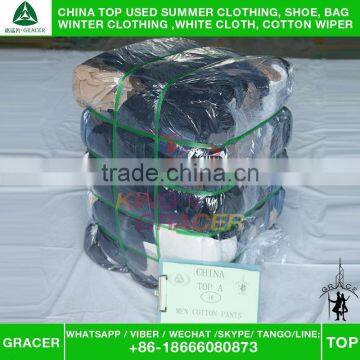 Supplier Hot Sale In Malaysia Recycling Men Cotton Pants Credential Used Clothing photo-6