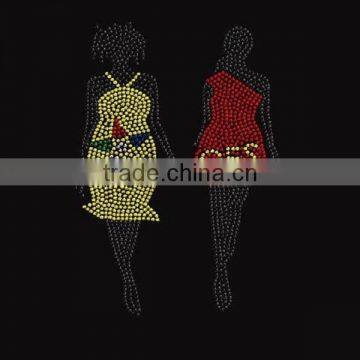 Shining Eastern Star Hot Fix Rhinestone Pattern Transfer For Shirts photo-2
