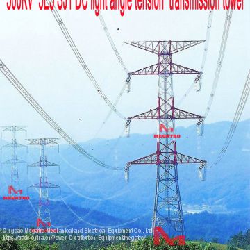 MEGATRO 500KV 5E5 SJ1 DC light angle tension transmission tower