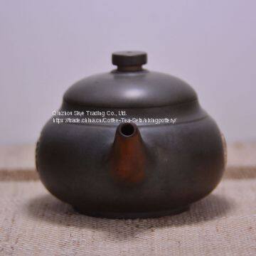 Horse Running Design Hand Carving Tea Pot Zisha Tea Pot China Teapots Qinzhou Nixing photo-5