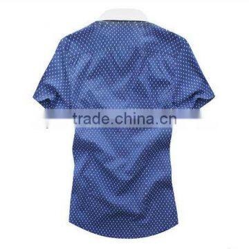 Wholesale High Quality Light Purple Dress Mens Shirt photo-2