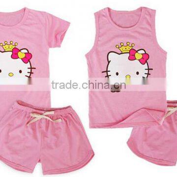 Custom Casual Summer Kids Clothes Girls Dress Children Clothing Little Girls Cotton Summer Dresses photo-3