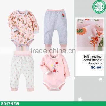 2017 Hot Selling Unique Design Newborn Baby Clothes Baby Romper and Pants photo-2