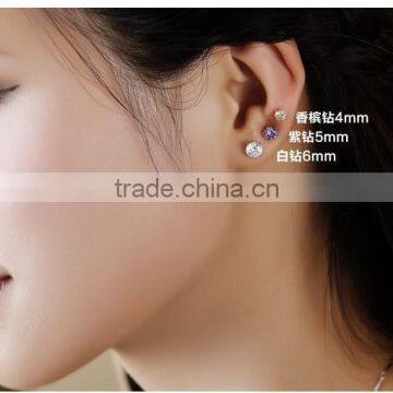 Earring Jewelry 925 Sliver Earrings Studs Earrings For Young Lady photo-6