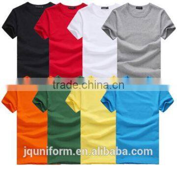 Custom high quality blank men plain stretch print 100 cotton t shirt