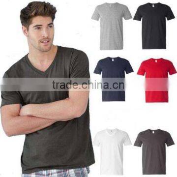 2016 summer promotion plain dyed O-neck short sleeve 160g 100%cotton custom elongated t shirt