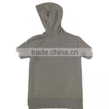 60%cotton40%polyester Printing Short Sleeve Sweatshirt photo-2