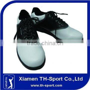 White PU Fashionable Golf Men Shoes